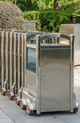 Cổng xếp inox 304