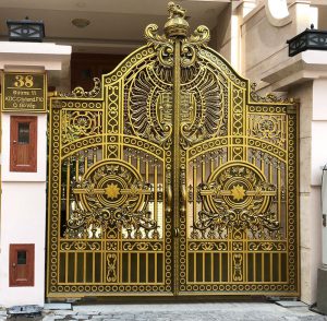 Cổng mở cánh âm sàn thuỷ lực FADINI COMBI