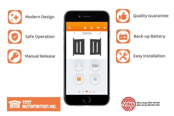 App-điều-khiển cổng-bằng-điện thoại-TMT-Chow